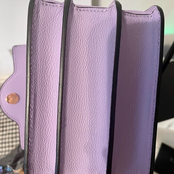 EUC Versace Unica Textured Leather Medusa Head Crossbody Shoulder Bag - Picture 2 of 7